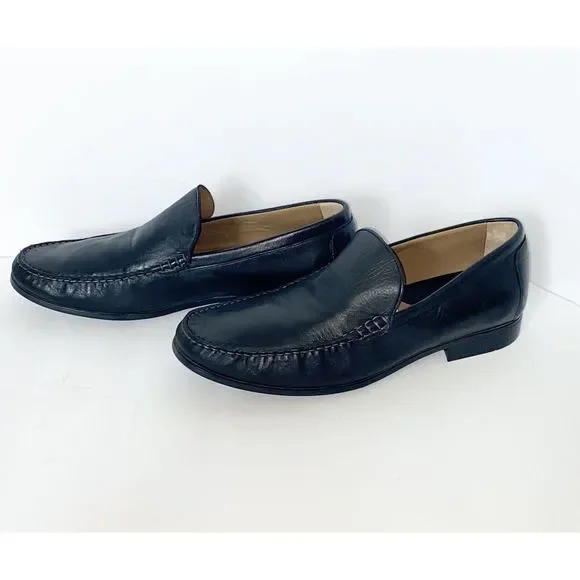 Johnston Murphy Shoes Johnston Murphy Black Leather Loafer Slip On Shoes Cresswell Venetian Mens 1m Poshmark